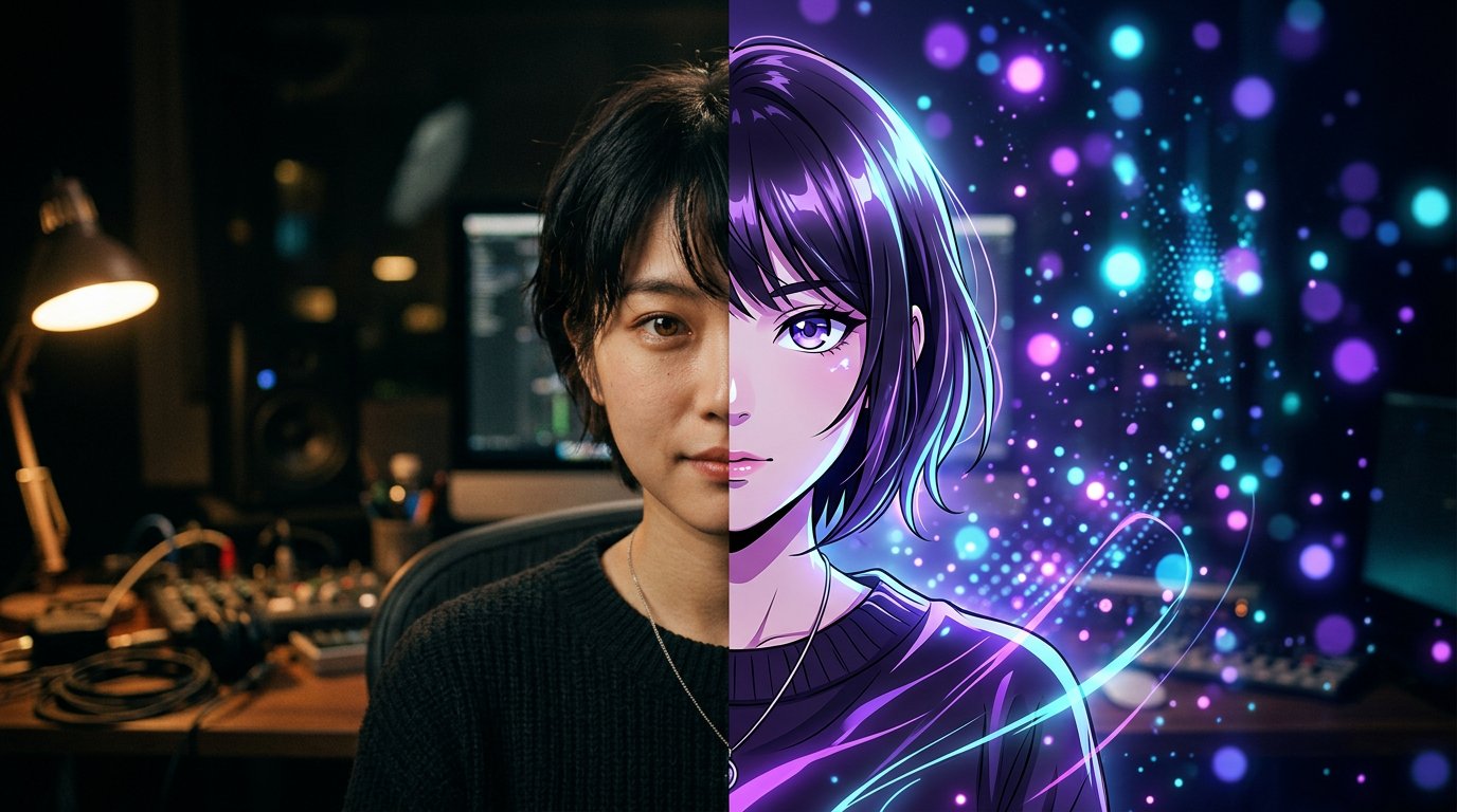 Realtime camera to anime transform